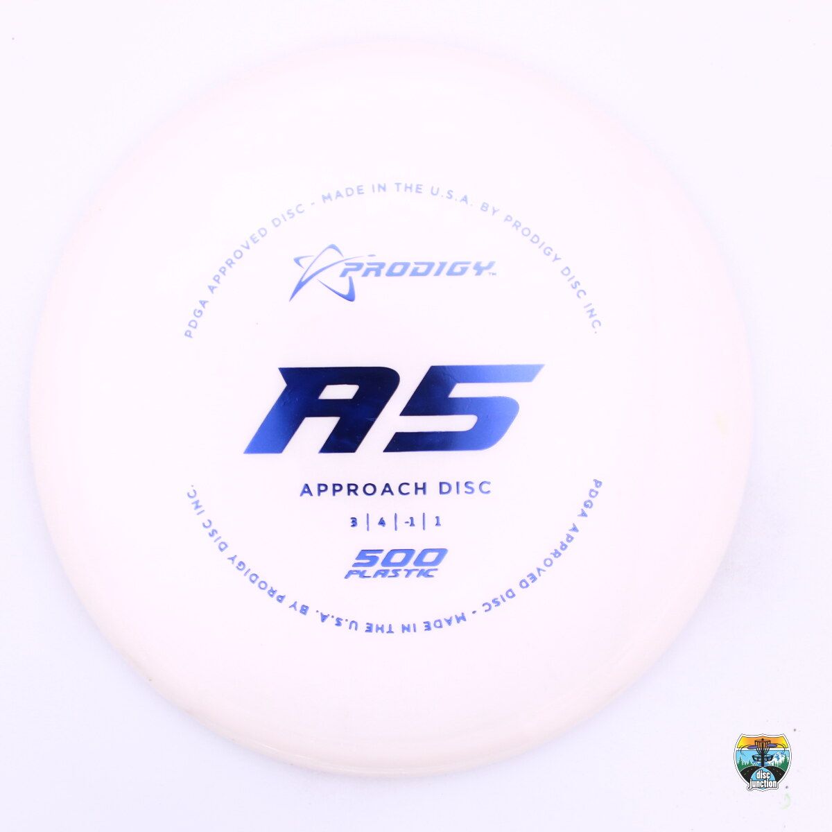 Prodigy 500 A5, Manufacturer Weight Range: 170-177 Grams, Color: White, Serial Number: 0211-0130