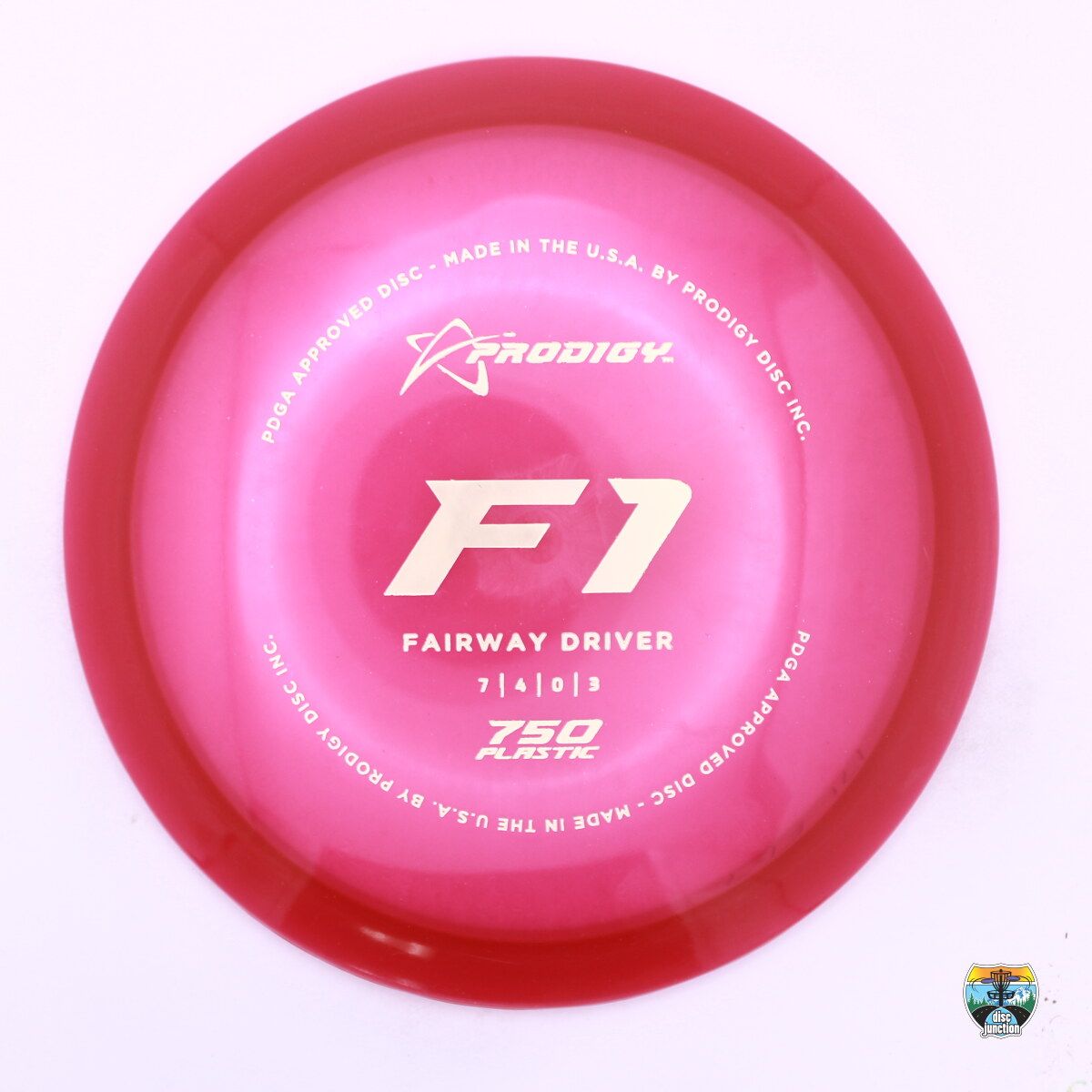 Prodigy 750 F1, Manufacturer Weight Range: 170-176 Grams, Color: Pink, Serial Number: 0211-0217