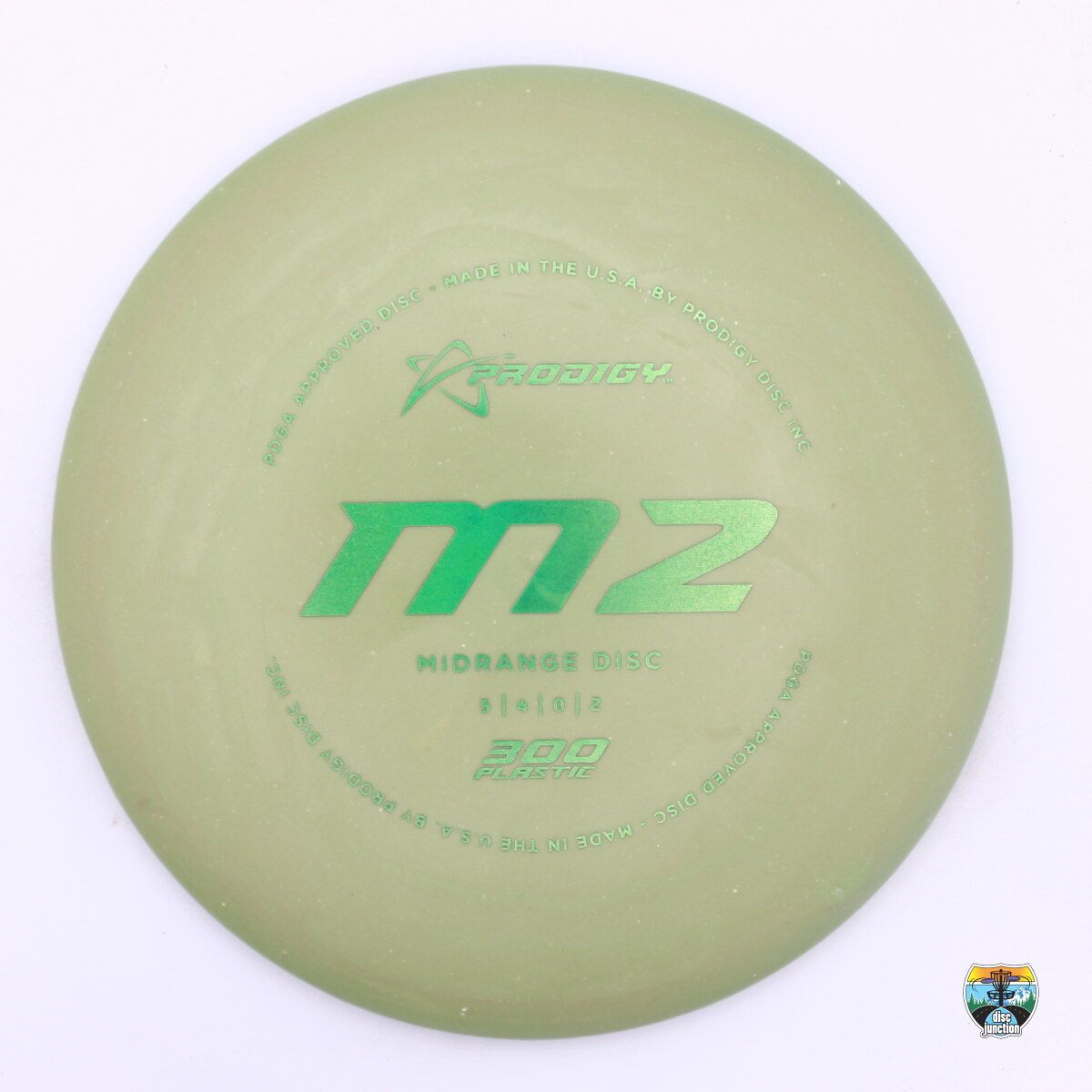 Prodigy 300 M2, Manufacturer Weight Range: 177-180 Grams, Color: Green, Serial Number: 0216-0017