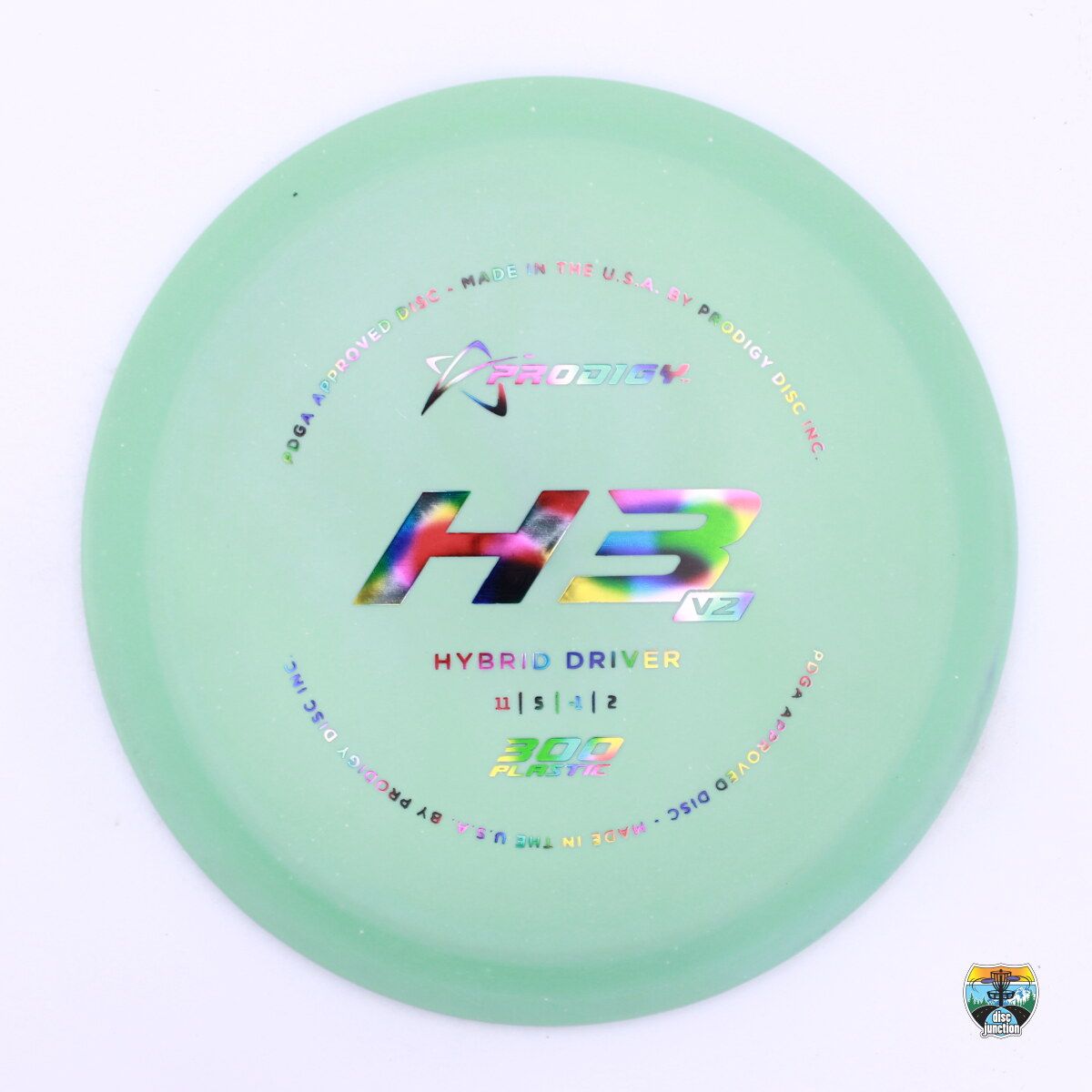 Prodigy 300 H3 V2, Manufacturer Weight Range: 170-176 Grams, Color: Green, Serial Number: 0216-0013