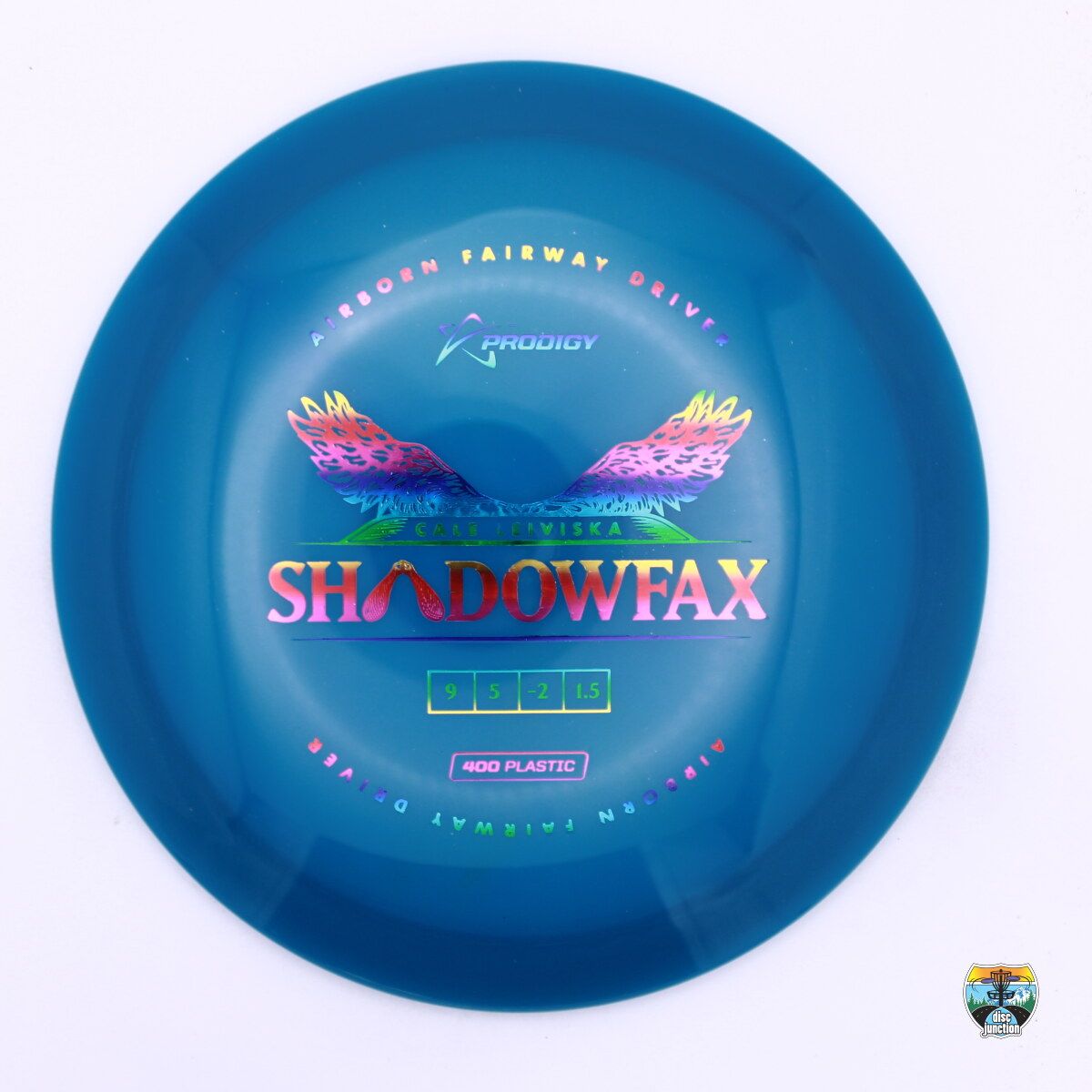 Prodigy 400 Airborn Shadowfax Collabs Series Cale Leiviska, Manufacturer Weight Range: 170-176 Grams, Color: Blue, Serial Number: 0216-0047