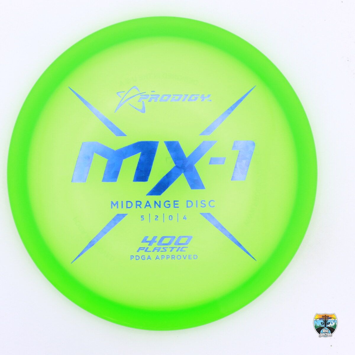 Prodigy 400 MX-1, Manufacturer Weight Range: 170-176 Grams, Color: Green, Serial Number: 0216-0101