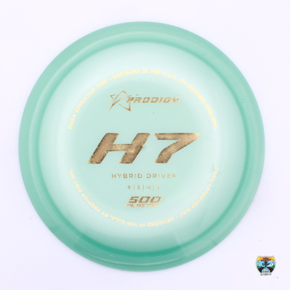 Prodigy 500 H7, Manufacturer Weight Range: 170-176 Grams, Color: Green, Serial Number: 0216-0160