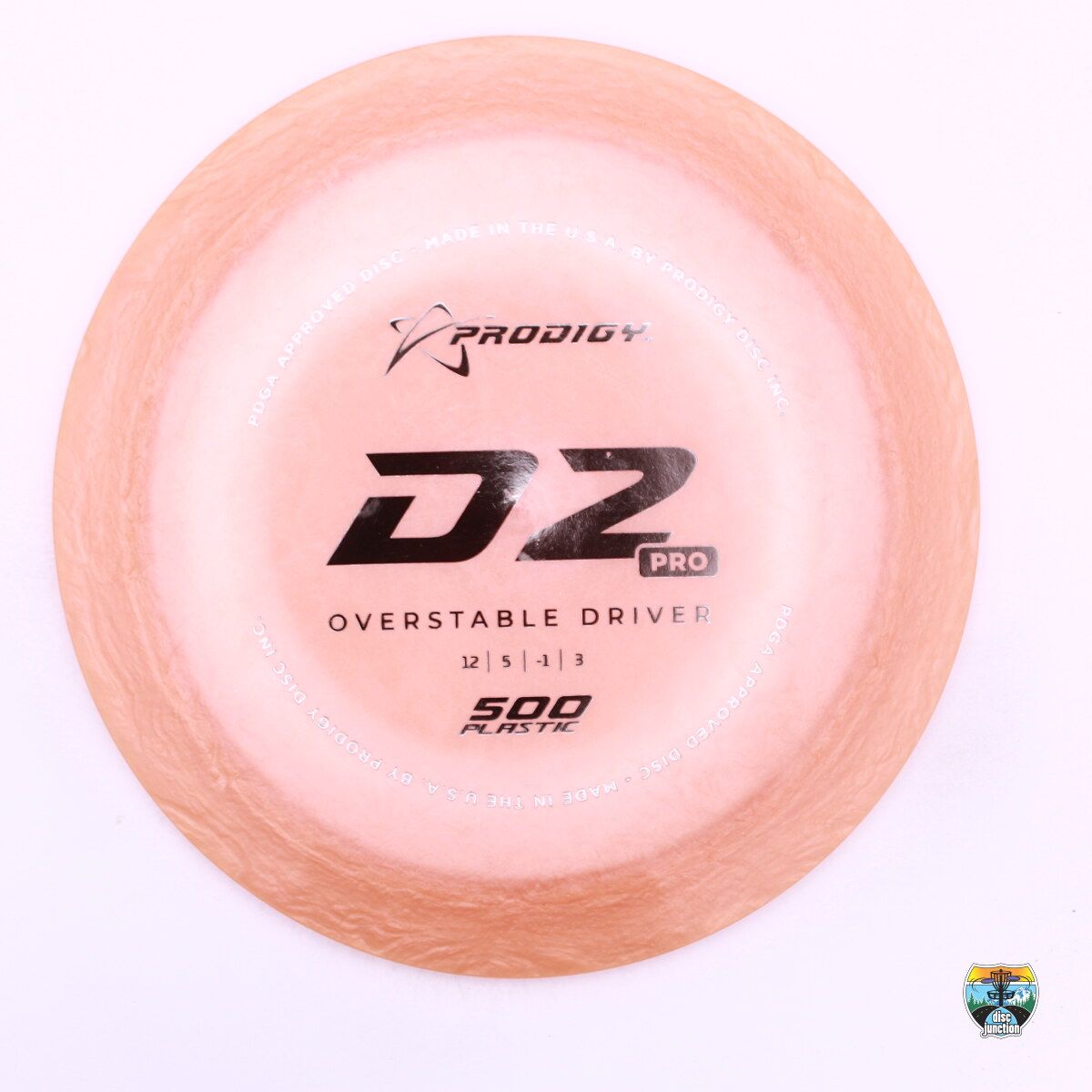 Prodigy 500 D2 Pro, Manufacturer Weight Range: 170-174 Grams, Color: Orange, Serial Number: 0216-0132