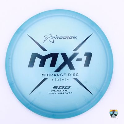 Prodigy 500 MX-1, Manufacturer Weight Range: 170-176 Grams, Color: Blue, Serial Number: 0216-0164