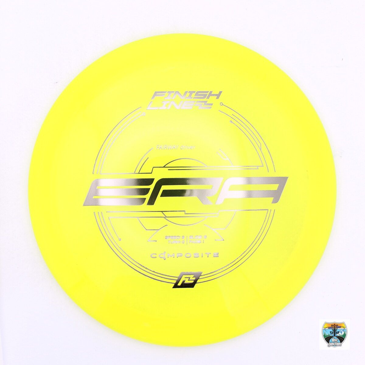 Finish Line Composite Era, Manufacturer Weight Range: 173-176 Grams, Color: Yellow, Serial Number: 0065-0008