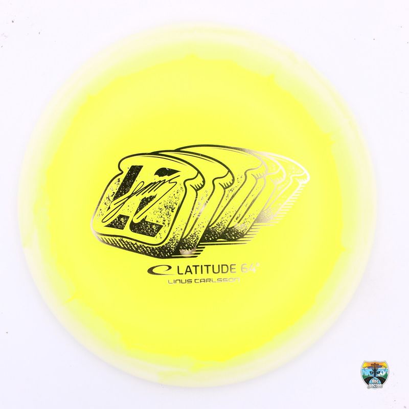 Latitude 64° Opto-Ice Orbit Compass 2024 Team Series Linus Carlsson, Manufacturer Weight Range: 177+ Grams, Color: Yellow/White, Serial Number: 0184-0034