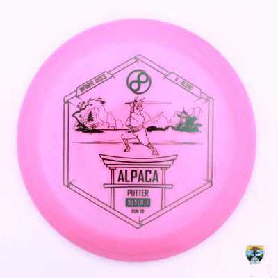 Infinite Discs R-Blend Alpaca, Manufacturer Weight Range: 173-176 Grams, Color: Pink, Serial Number: 0204-0079