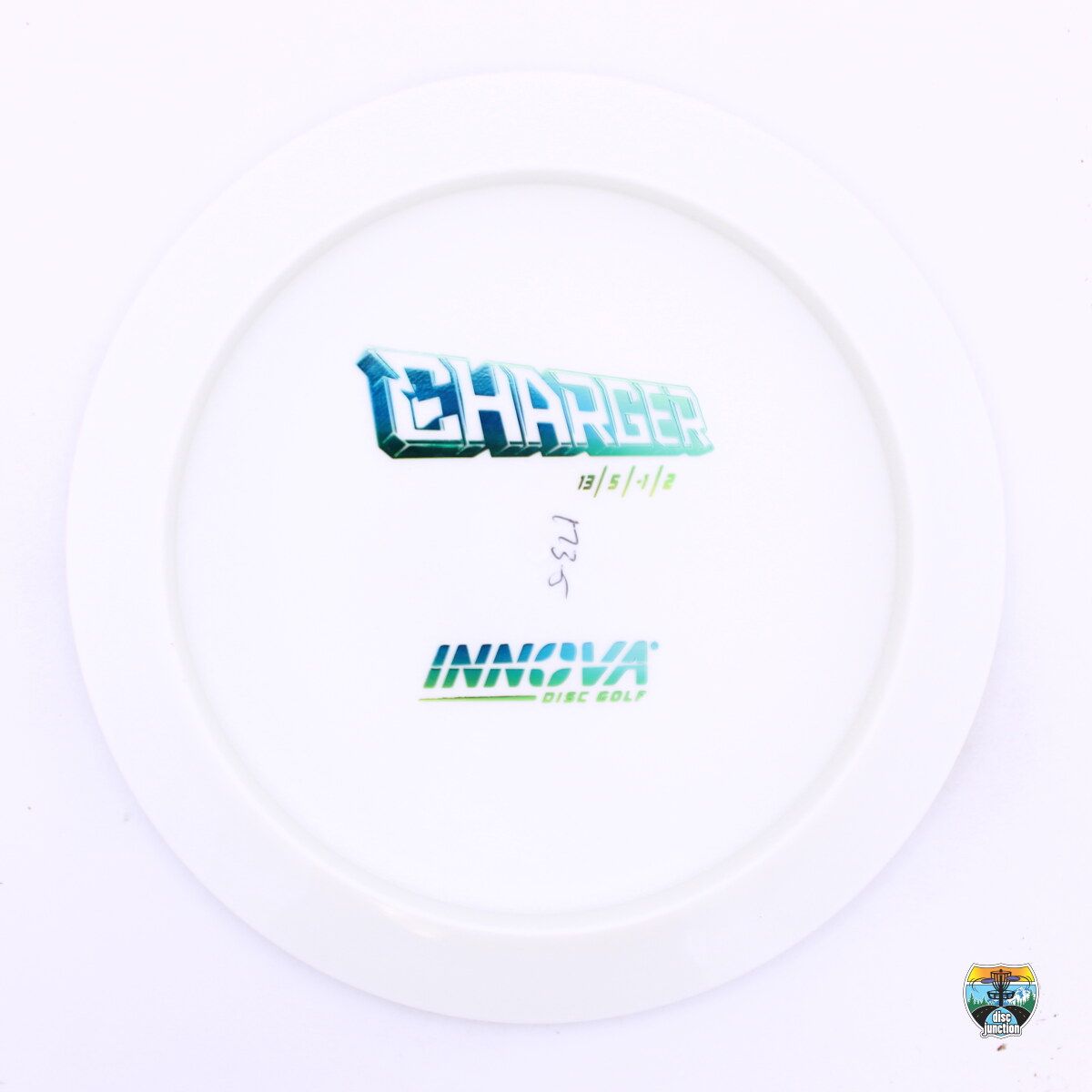 Innova Star Charger Bottom Stamp, Manufacturer Weight Range: 173-175 Grams, Color: White, Serial Number: 0209-0345