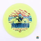 Infinite Discs C-Blend Glow Roman VIP Series #85 Signature Edition Dustin Keegan, Manufacturer Weight Range: 170-172 Grams, Color: Yellow, Serial Number: 0000-0104