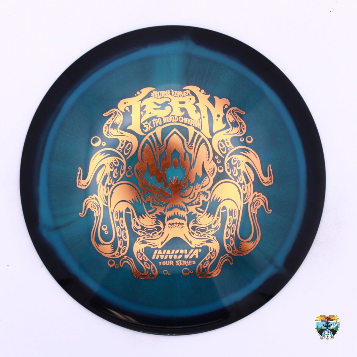 Innova Halo Star Proto Glow Tern 2024 Tour Series Juliana Korver, Manufacturer Weight Range: 173-175 Grams, Color: Blue/Black, Serial Number: 0224-0017