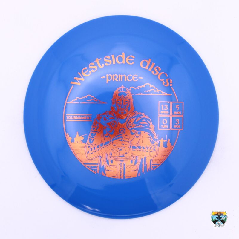 Westside Discs Tournament Prince, Manufacturer Weight Range: 173+ Grams, Color: Blue, Serial Number: 0212-0027
