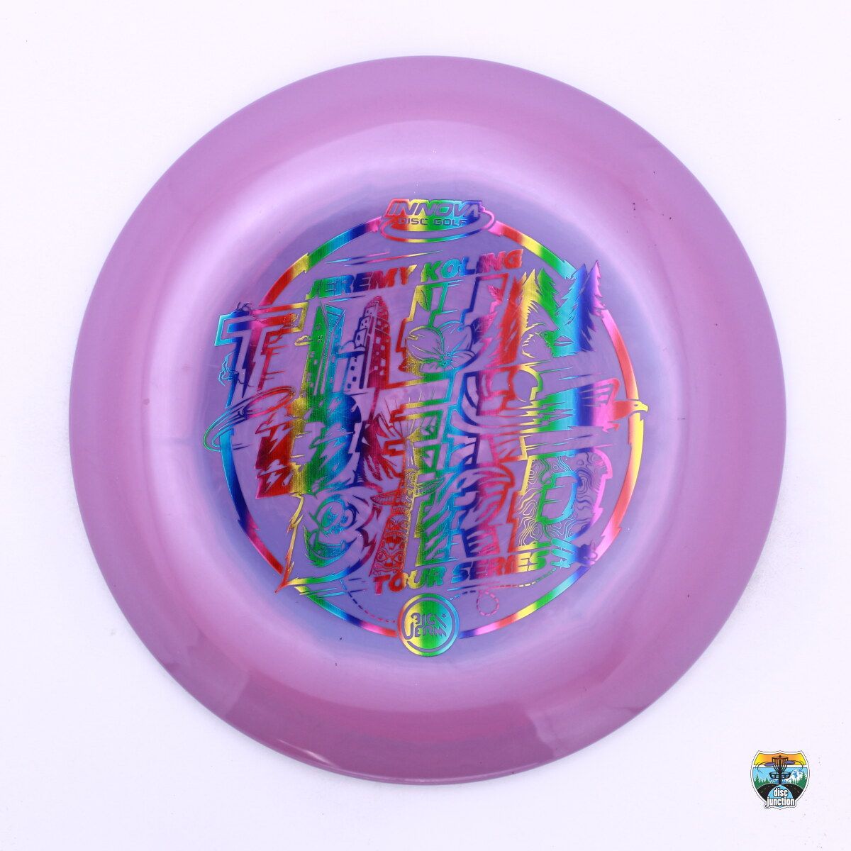 Innova Star Thunderbird 2022 Tour Series Jeremy Koling, Manufacturer Weight Range: 173-175 Grams, Color: Purple/Pink, Serial Number: 0000-0097