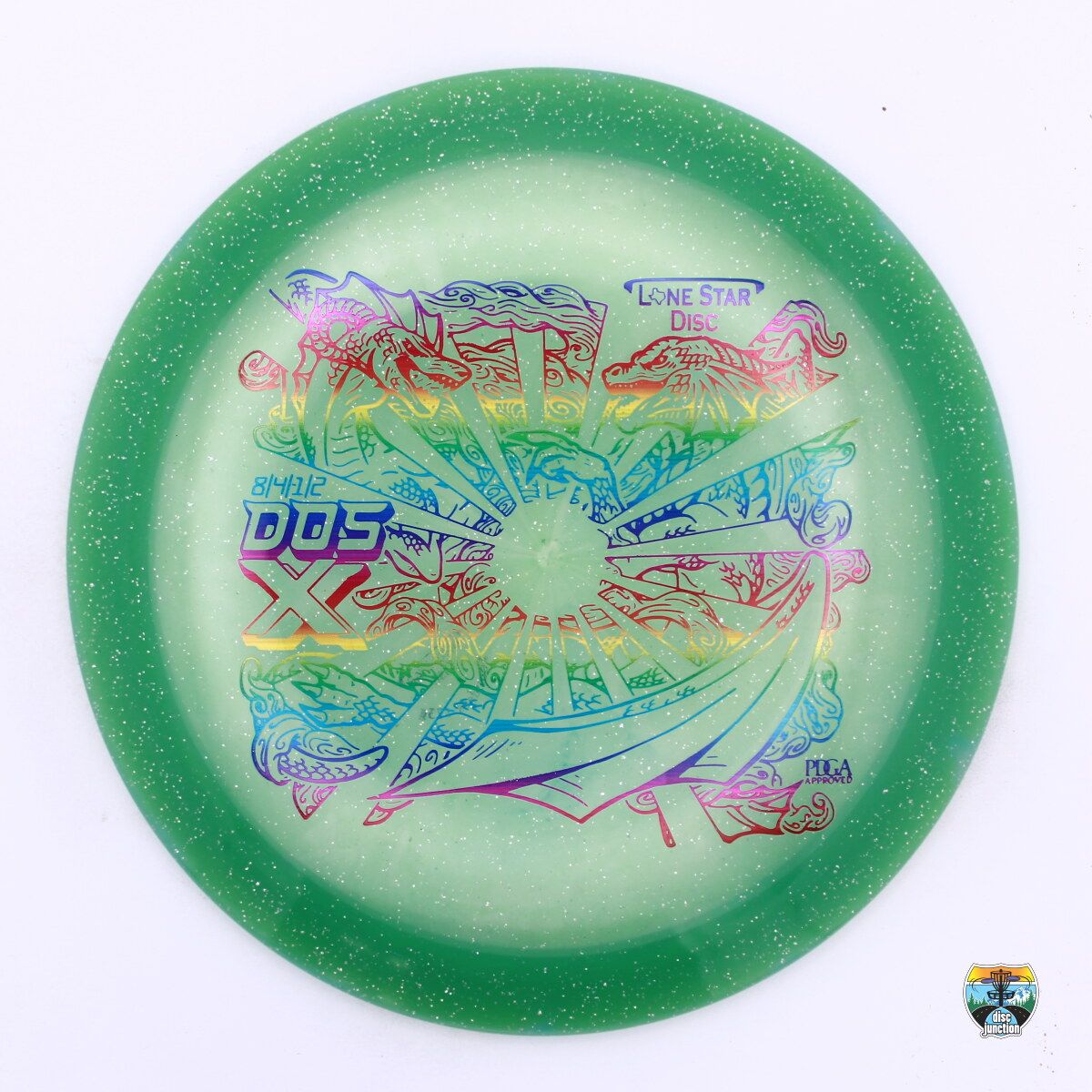 Lone Star Disc Founder&#39;s Dos X, Manufacturer Weight Range: 173-176 Grams, Color: Green, Serial Number: 0234-0049