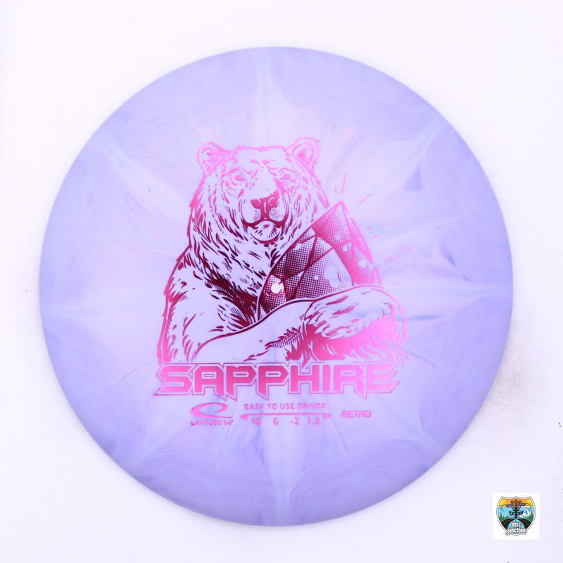 Latitude 64° Retro Burst Sapphire, Manufacturer Weight Range: 160-164 Grams, Color: Purple, Serial Number: 0002-1098