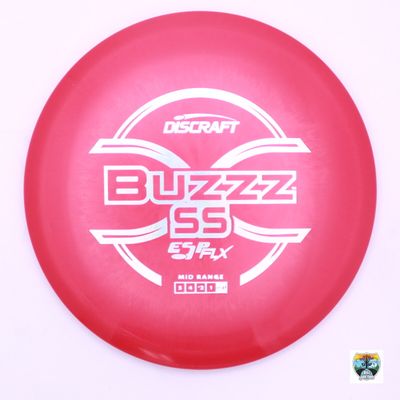 Discraft ESP FLX Buzzz SS, Manufacturer Weight Range: 177+ Grams, Color: Red, Serial Number: 0057-0014