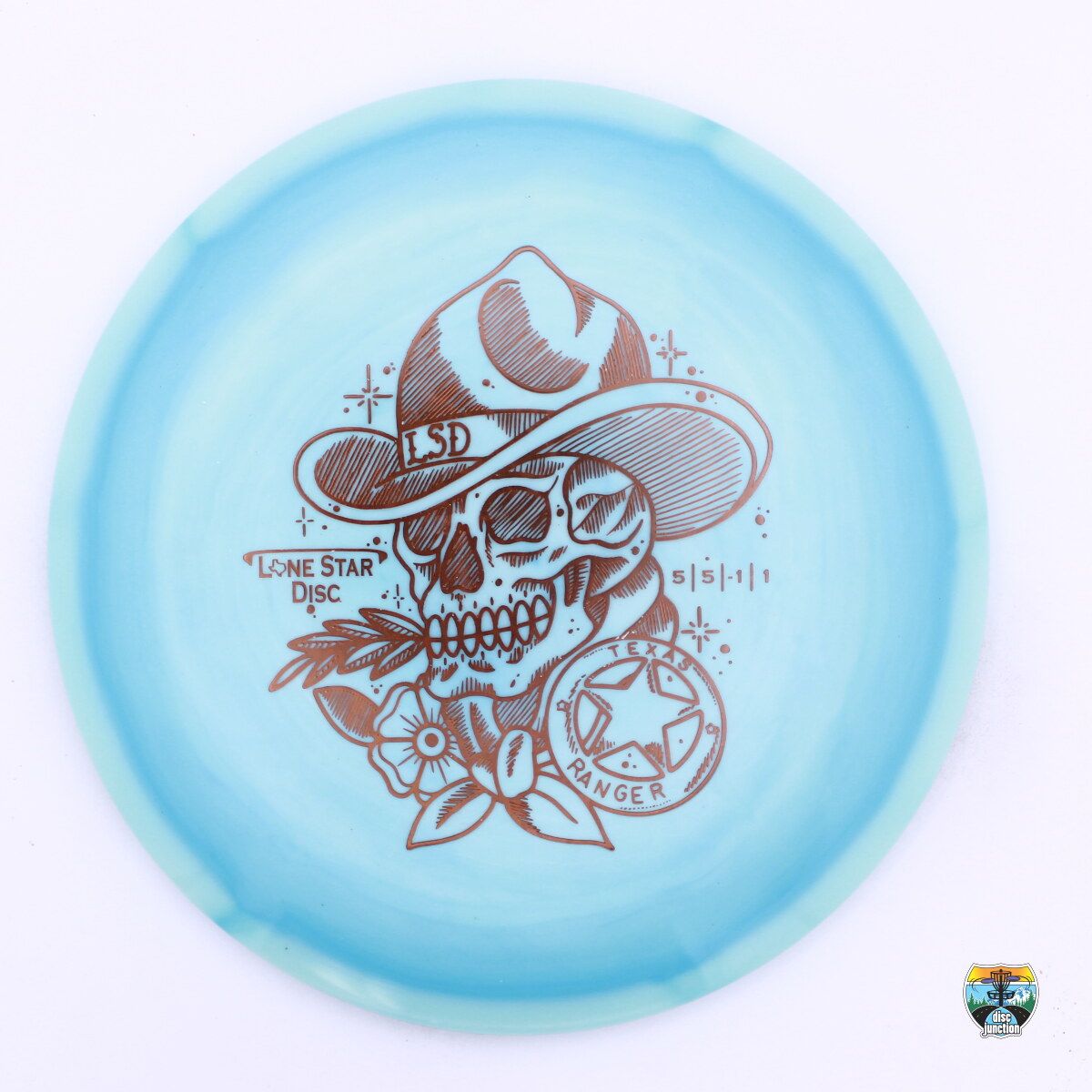 Lone Star Disc Bravo Texas Ranger, Manufacturer Weight Range: 173-176 Grams, Color: Blue, Serial Number: 0236-0021