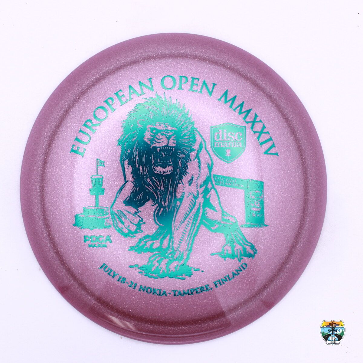 Discmania Forge Neo Evolution Function Prototype 2024 Europen Open Fundraiser, Manufacturer Weight Range: 173+ Grams, Color: Purple, Serial Number: 0220-0006