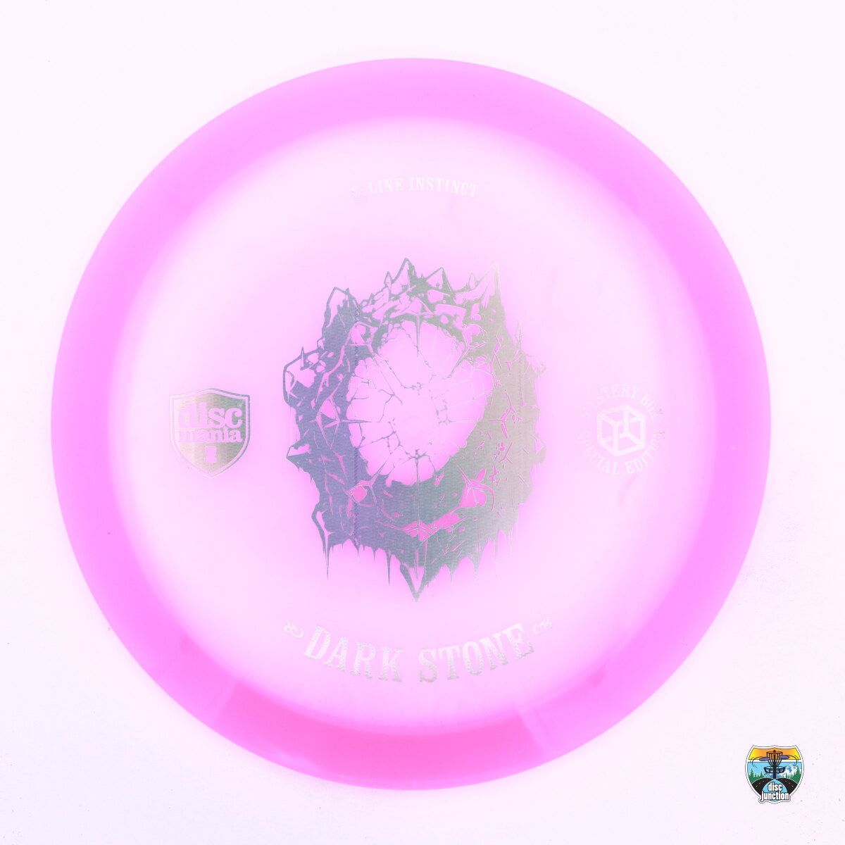 Discmania C-Line Instinct Mystery Box Special Edition Dark Stone, Manufacturer Weight Range: 173+ Grams, Color: Pink, Serial Number: 0000-0105