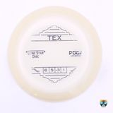 Lone Star Disc Bravo Glow Tex, Manufacturer Weight Range: 173-176 Grams, Color: Glow, Serial Number: 0244-0041