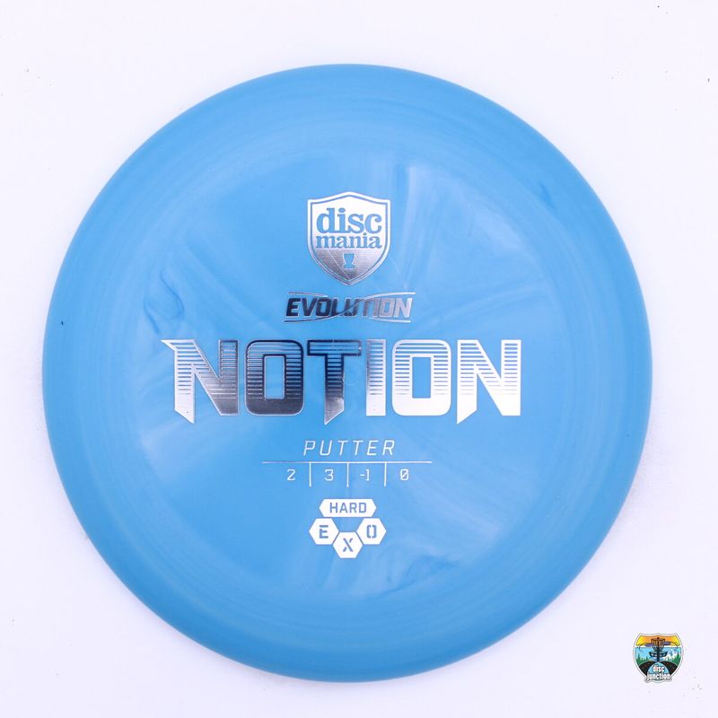 Discmania Hard Exo Evolution Notion, Manufacturer Weight Range: 173+ Grams, Color: Blue, Serial Number: 0248-0001