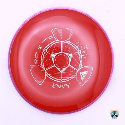 Axiom Neutron Envy, Manufacturer Weight Range: 170-175 Grams, Color: Red/Purple, Serial Number: 0252-0114