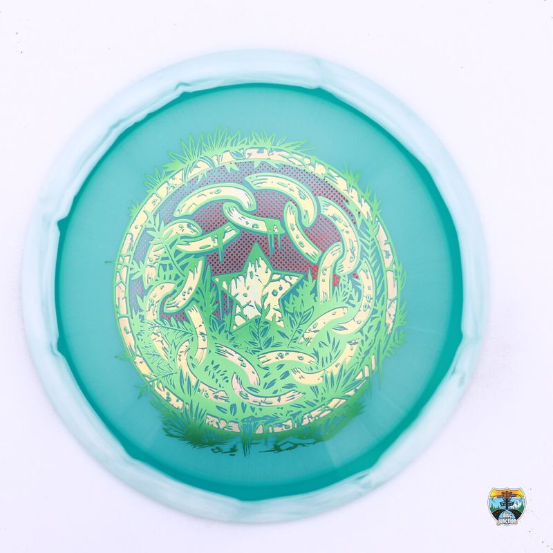 Westside Discs VIP-Ice Orbit Sampo National Disc Golf Day 2024, Manufacturer Weight Range: 173+ Grams, Color: Blue/White, Serial Number: 0266-0021