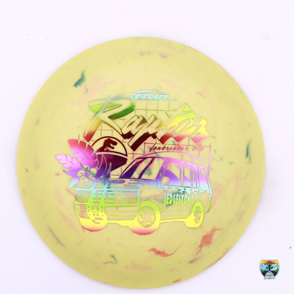 Discraft Jawbreaker Glo Raptor Ledgestone Edition 2024 Finale, Manufacturer Weight Range: 173-174 Grams, Color: Yellow, Serial Number: 0273-0044