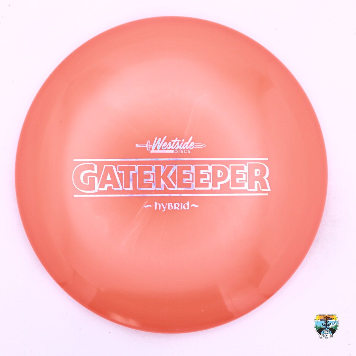 Westside Discs VIP Hybrid Gatekeeper, Manufacturer Weight Range: 173-176 Grams, Color: Orange, Serial Number: 0000-0195