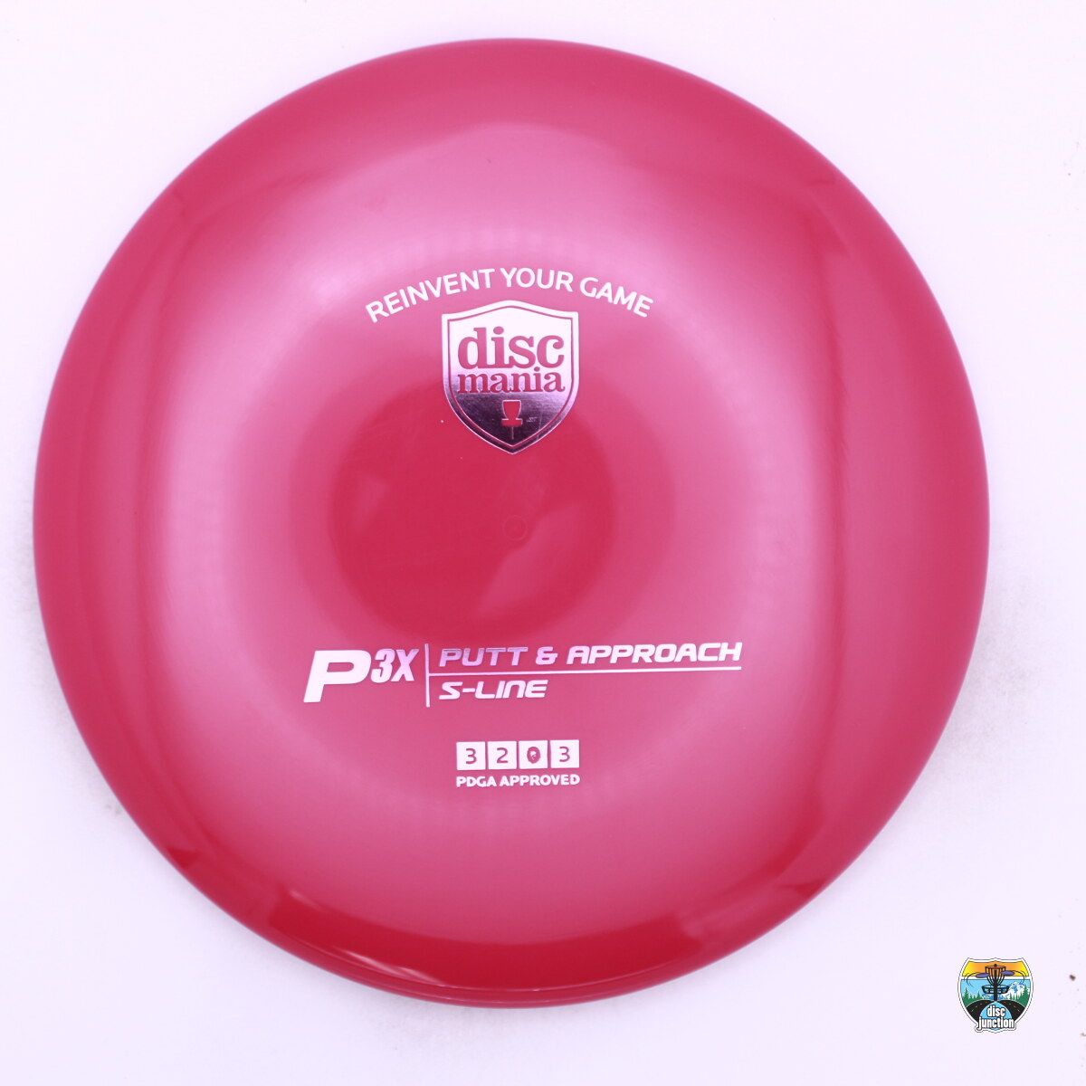 Discmania S-Line P3x, Manufacturer Weight Range: 173+ Grams, Color: Pink, Serial Number: 0000-0216