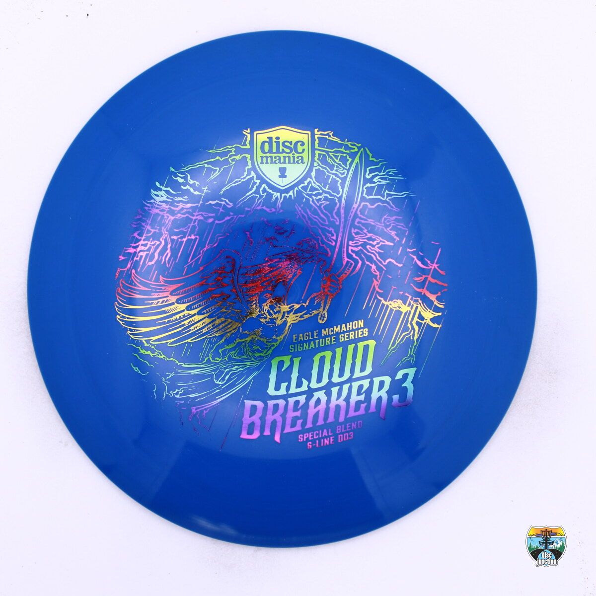 Discmania Special Blend S-Line DD3 Signature Series Eagle McMahon Cloud Breaker 3, Manufacturer Weight Range: 173-176 Grams, Color: Blue, Serial Number: 0000-0265