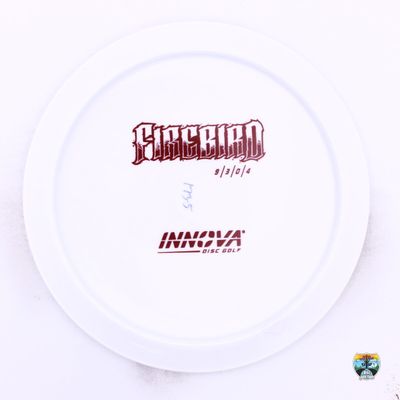 Innova Star Firebird Bottom Stamp, Manufacturer Weight Range: 173-175 Grams, Color: White, Serial Number: 0389-0476