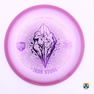 Discmania C-Line Color Glow P3x Mystery Box Special Edition Iron Stone, Manufacturer Weight Range: 173+ Grams, Color: Pink, Serial Number: 0413-0004