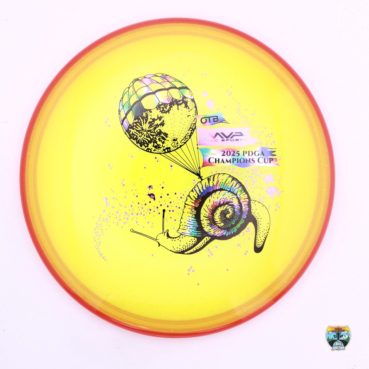 Axiom Prism Proton Soft Envy 2025 OTB Open Champions Cup Edition, Manufacturer Weight Range: 170-175 Grams, Color: Yellow/Pink, Serial Number: 0425-0114