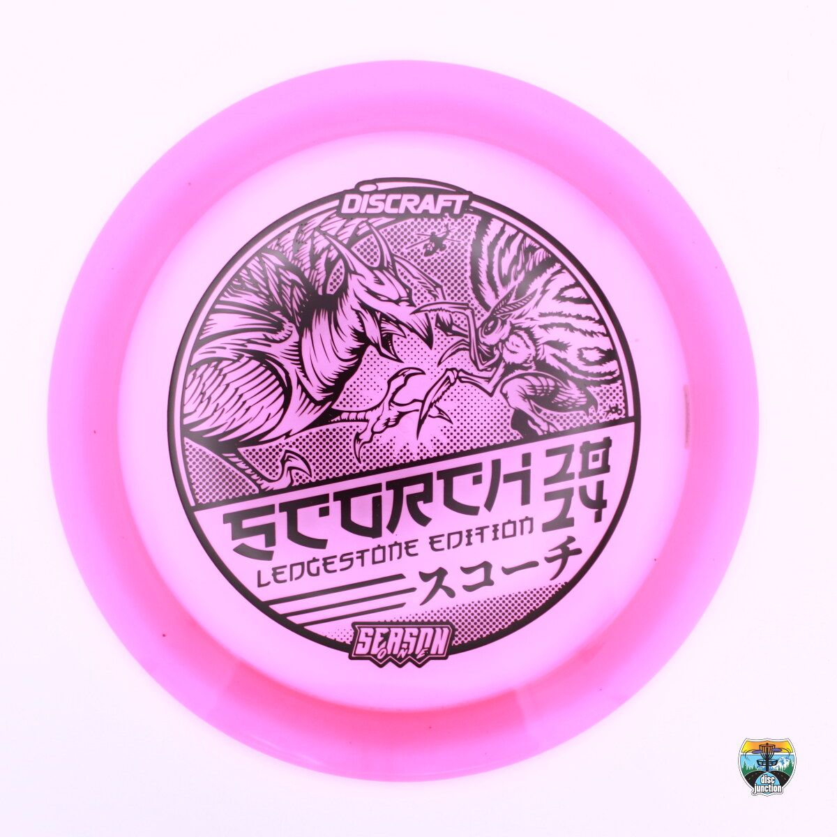Discraft CryZtal Scorch Ledgestone Edition 2024 Season 1, Manufacturer Weight Range: 173-174 Grams, Color: Pink, Serial Number: 0141-0024