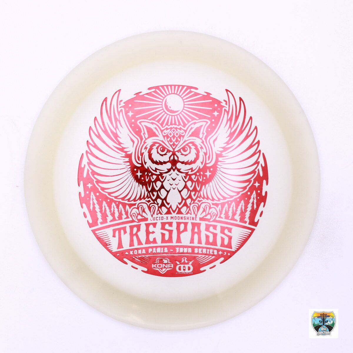 Dynamic Discs Lucid-X Moonshine Trespass 2022 Team Series Kona Panis, Manufacturer Weight Range: 173-176 Grams, Color: Glow, Serial Number: 0002-0018