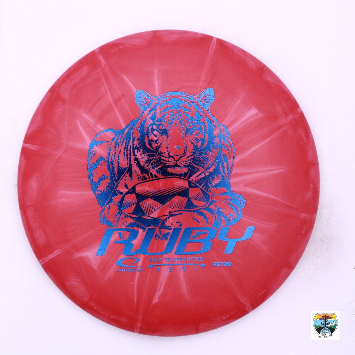 Latitude 64° Retro Burst Ruby, Manufacturer Weight Range: 155-159 Grams, Color: Red, Serial Number: 0002-1088