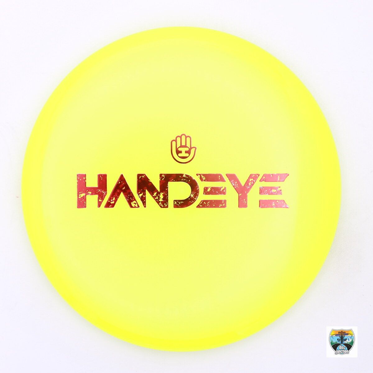 Dynamic Discs Lucid-Ice Suspect Handeye Bar Stamp, Manufacturer Weight Range: 173-176 Grams, Color: Yellow, Serial Number: 0002-0631