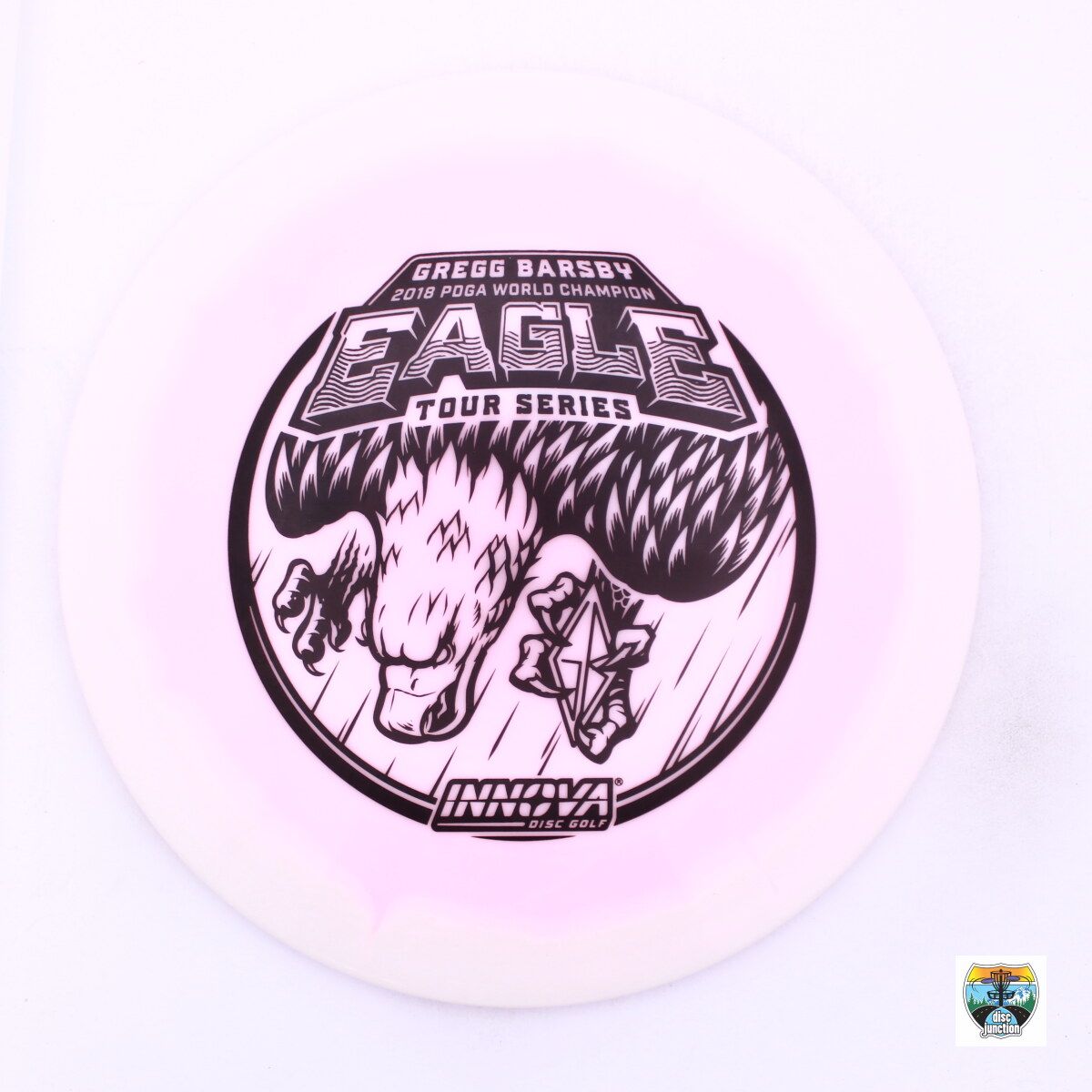 Innova Halo Star Eagle 2023 Tour Series Gregg Barsby, Manufacturer Weight Range: 173-175 Grams, Color: Pink/White, Serial Number: 0024-0004