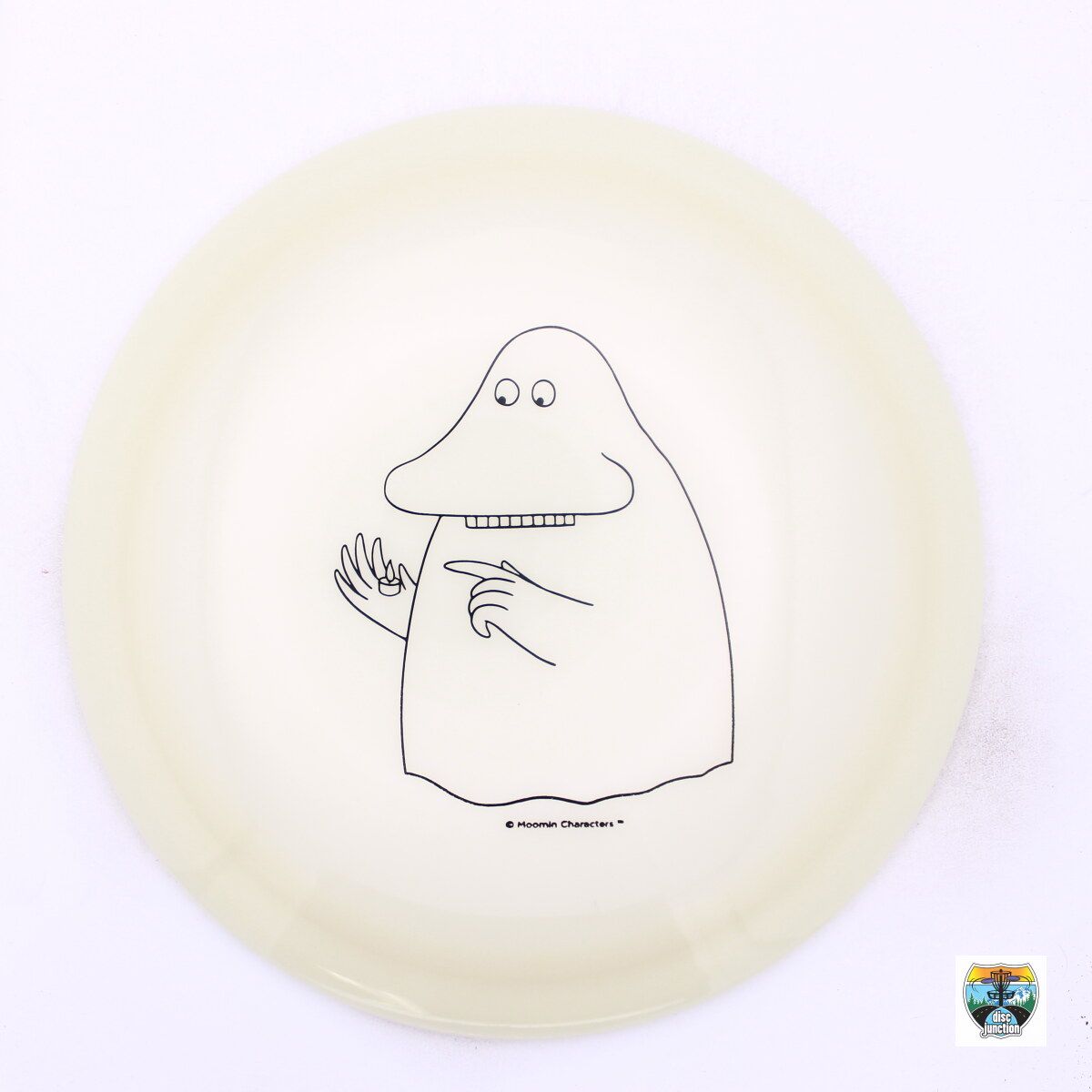 Kastaplast K1 Glow Guld Moomin The Groke, Manufacturer Weight Range: 173-176 Grams, Color: Glow, Serial Number: 0042-0017