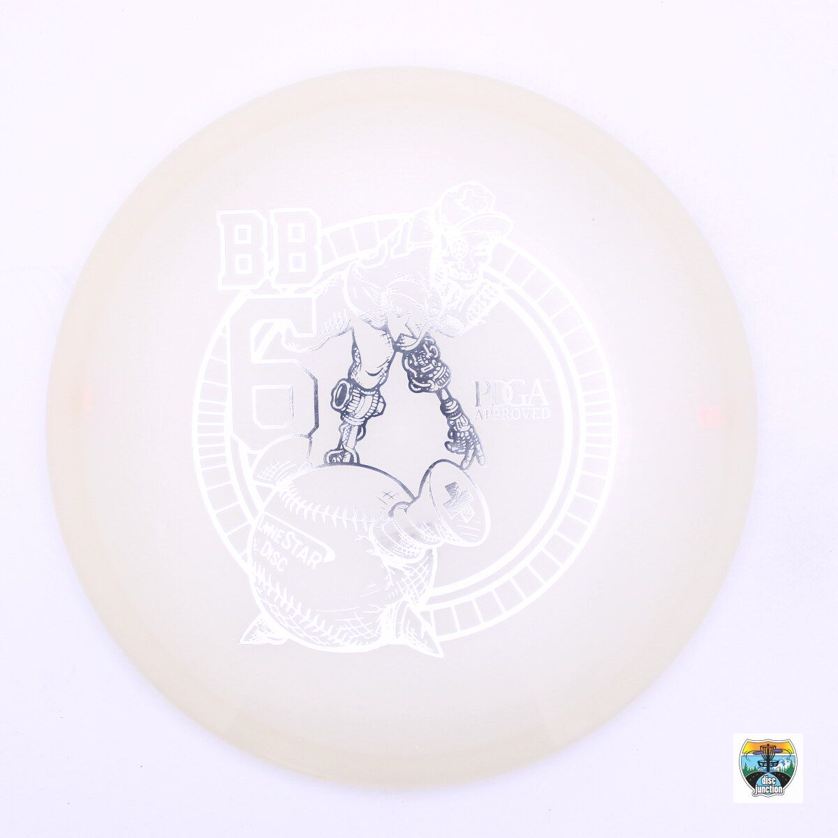 Lone Star Disc Bravo Glow BB6, Manufacturer Weight Range: 173-176 Grams, Color: Glow, Serial Number: 0094-0043
