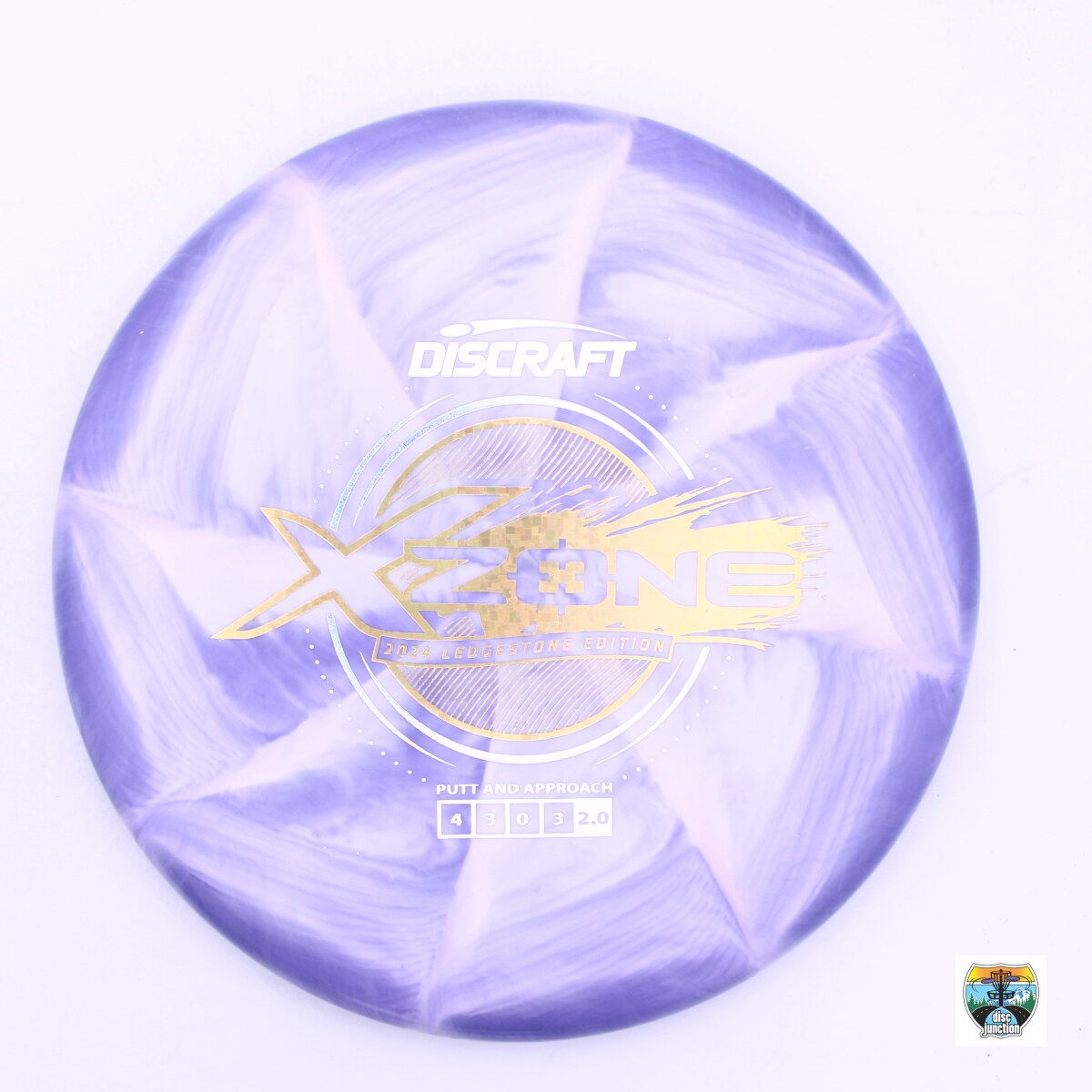 Discraft X Swirl Zone Ledgestone Edition 2024 Preseason, Manufacturer Weight Range: 173-174 Grams, Color: Purple, Serial Number: 0098-0032