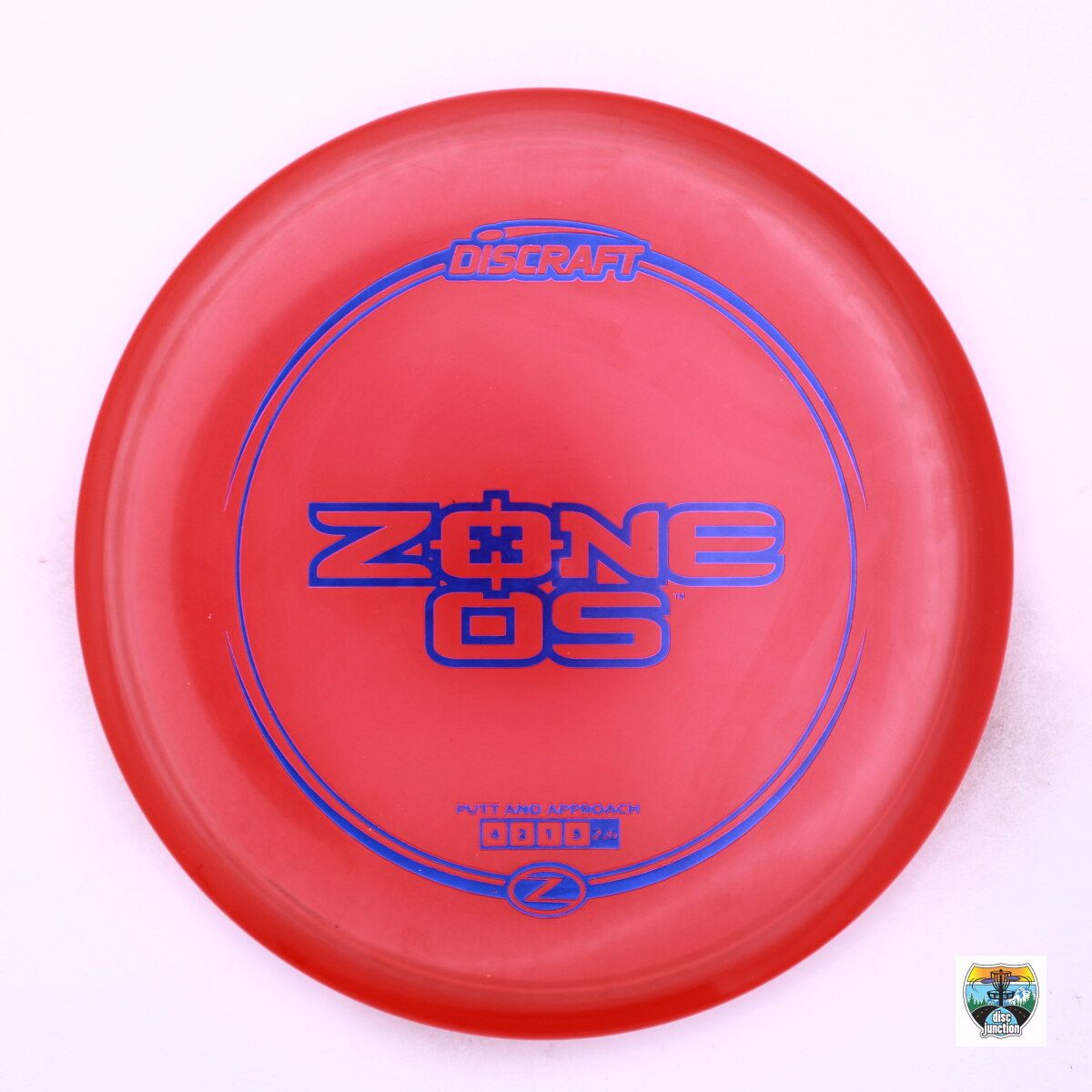 Discraft Z Line Zone OS, Manufacturer Weight Range: 173-174 Grams, Color: Red, Serial Number: 0118-0071