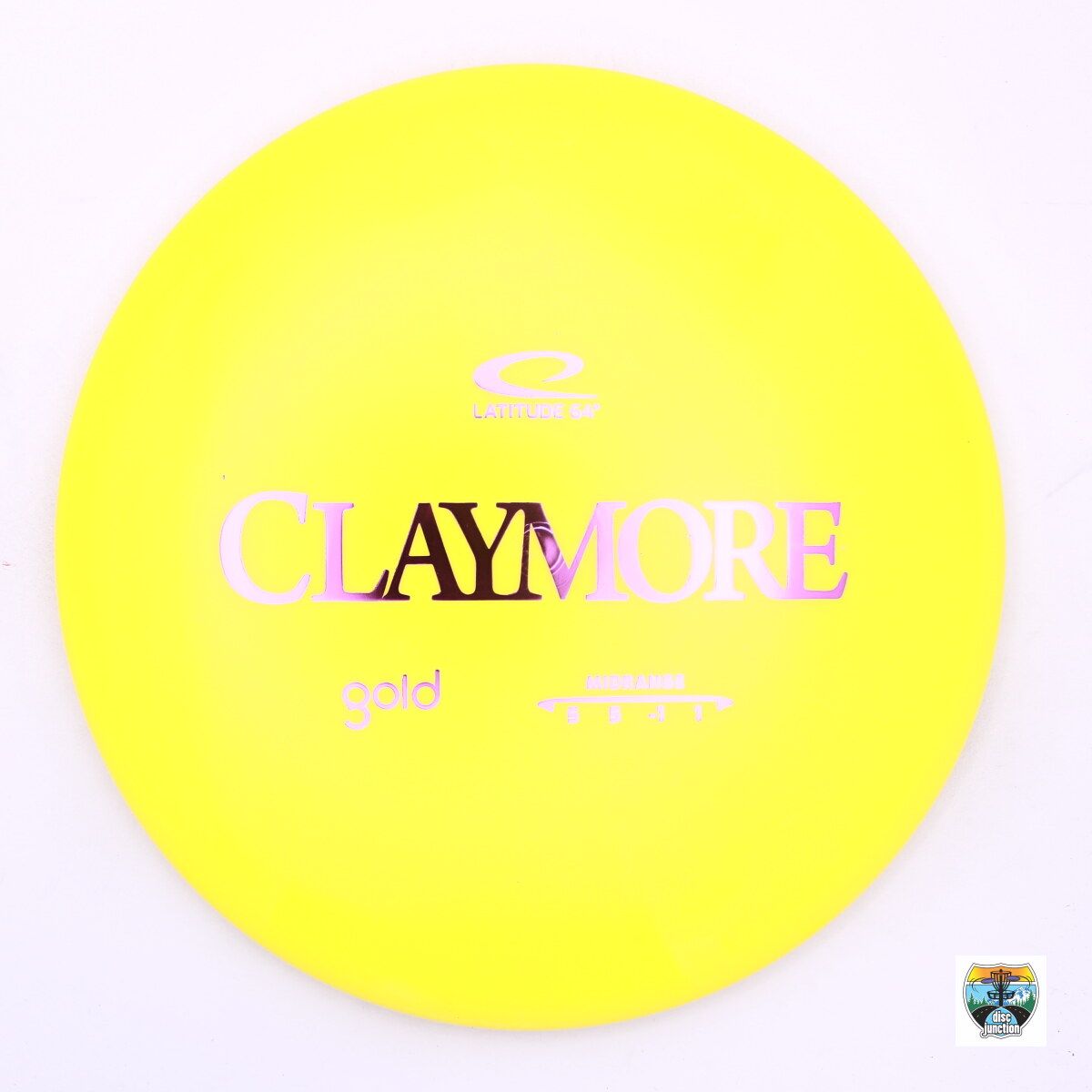 Latitude 64° Gold Claymore, Manufacturer Weight Range: 177+ Grams, Color: Yellow, Serial Number: 0091-0012