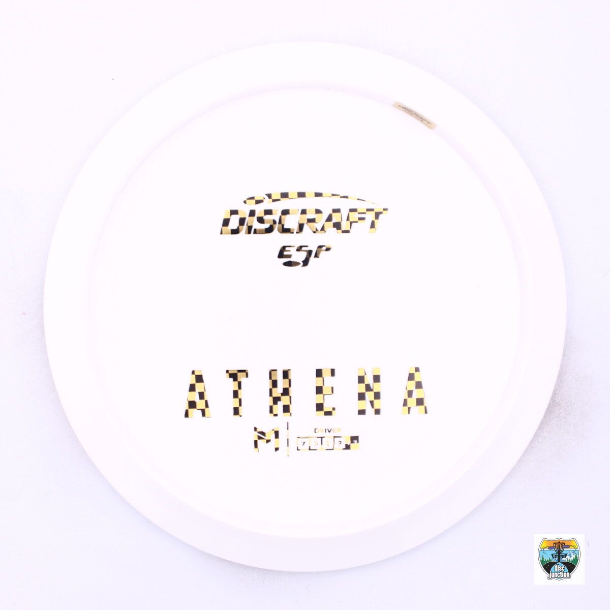 Discraft ESP Athena Paul McBeth Bottom Stamp, Manufacturer Weight Range: 173-174 Grams, Color: White, Serial Number: 0118-0075