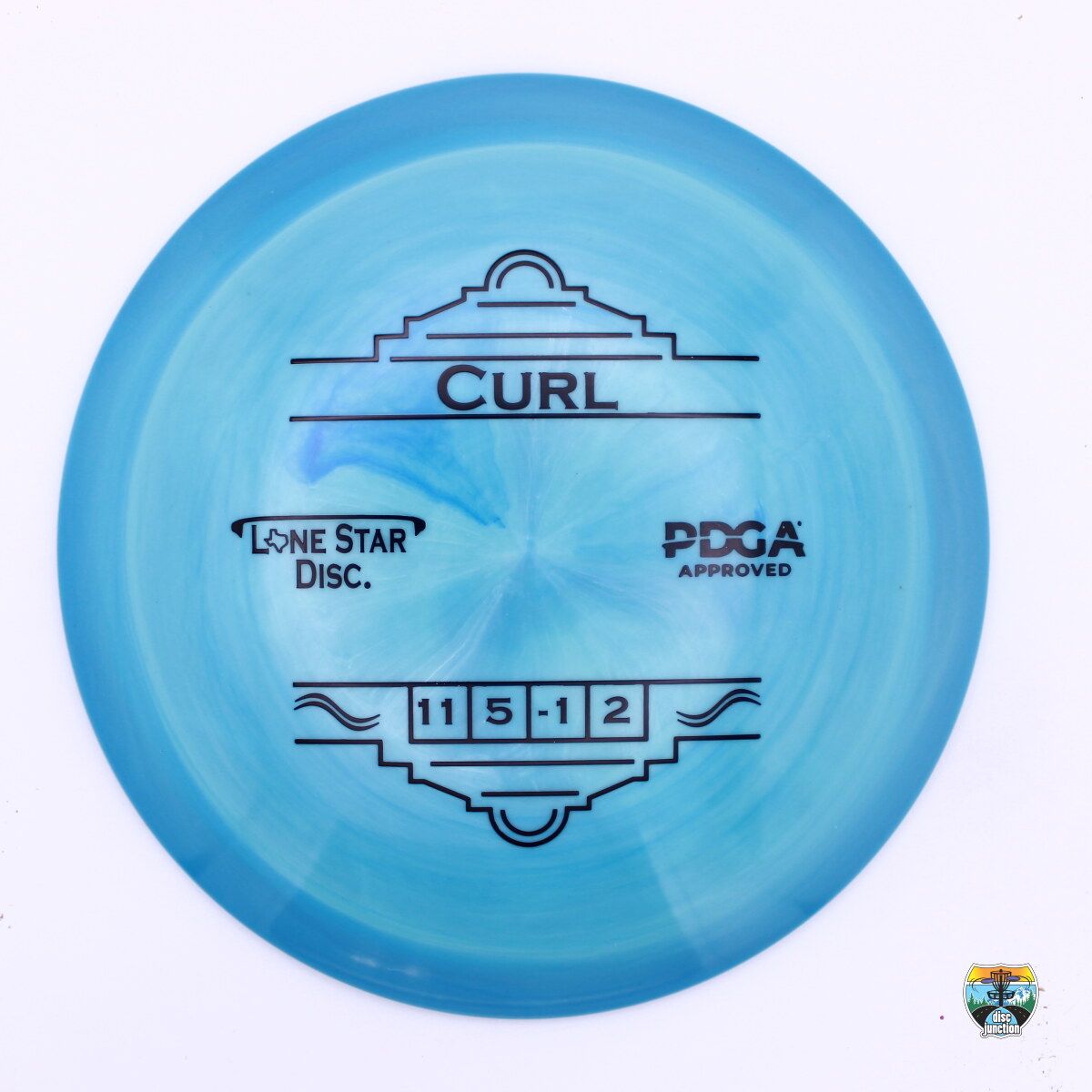 Lone Star Disc Bravo Curl, Manufacturer Weight Range: 173-176 Grams, Color: Blue, Serial Number: 0204-0104
