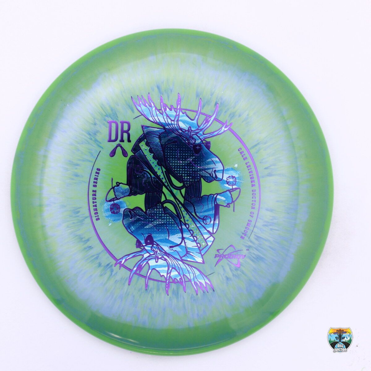 Prodigy 500 Spectrum PA-5 2023 Signature Series Cale Leiviska, Manufacturer Weight Range: 170-177 Grams, Color: Blue/Green, Serial Number: 0211-0213
