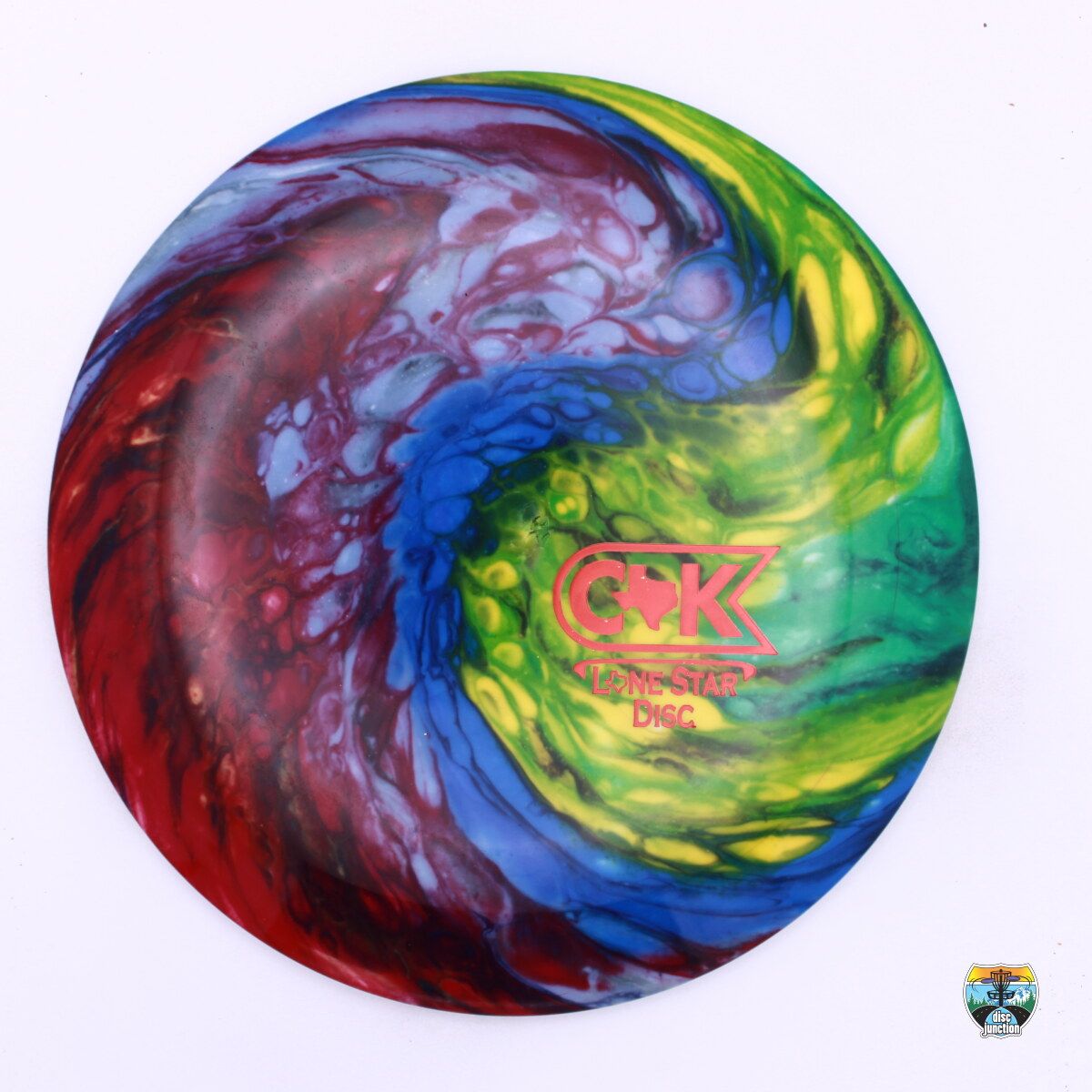 Lone Star Disc Alpha Crockett Chandler Kramer Custom Dye, Manufacturer Weight Range: 173-176 Grams, Color: Multi, Serial Number: 0236-0001