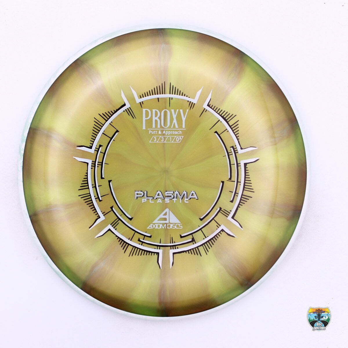 Axiom Plasma Proxy, Manufacturer Weight Range: 170-175 Grams, Color: Yellow/White, Serial Number: 0252-0150