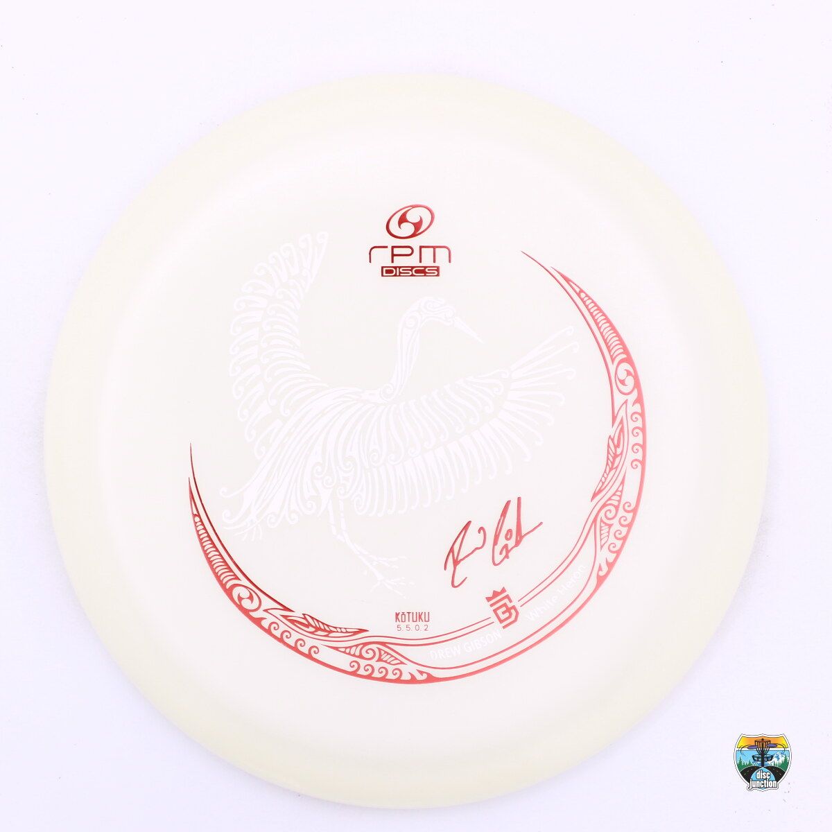 RPM Discs Glow Kotuku Signature Series Drew Gibson, Manufacturer Weight Range: 177+ Grams, Color: Glow, Serial Number: 0249-0080